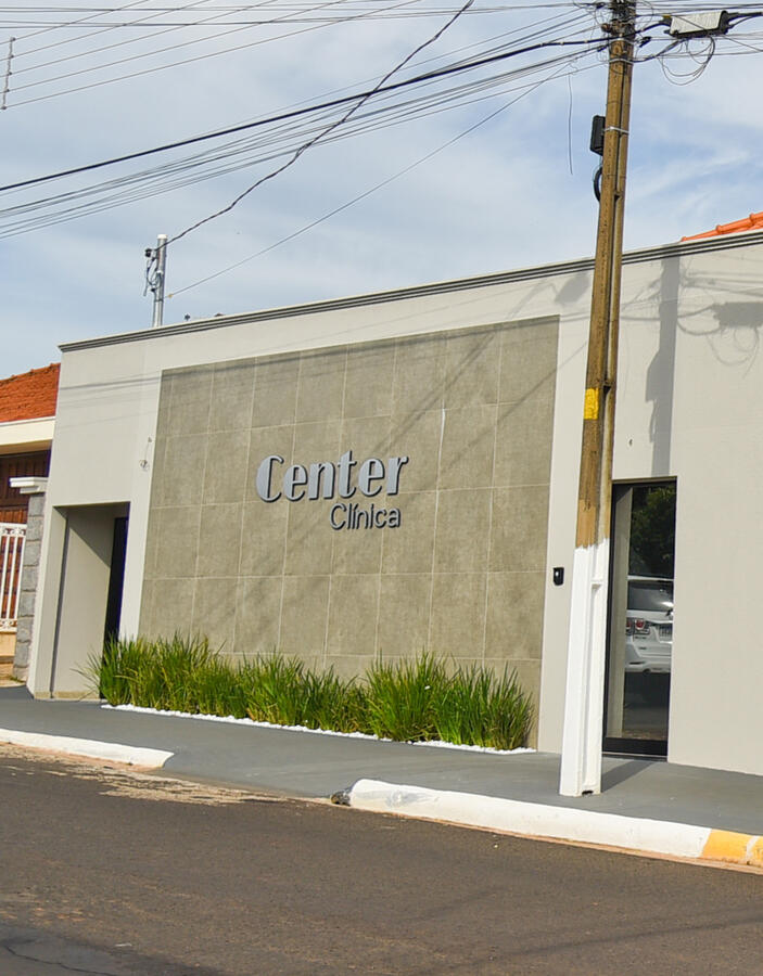 Fachada da Center Clínica